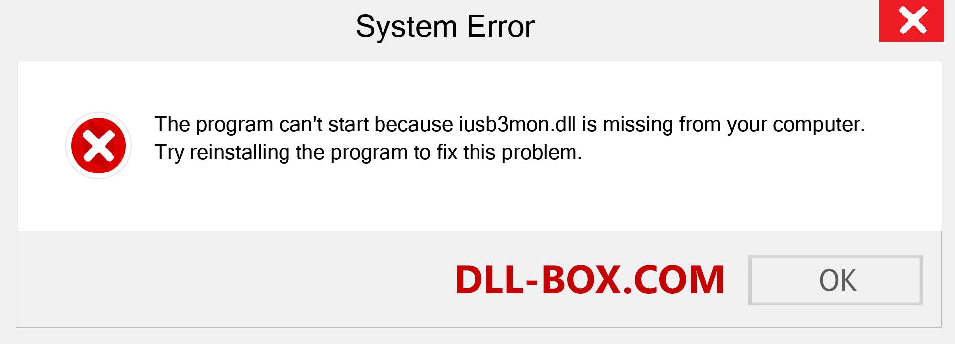  iusb3mon.dll file is missing?. Download for Windows 7, 8, 10 - Fix  iusb3mon dll Missing Error on Windows, photos, images
